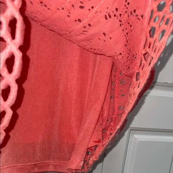 Alfani Orange Pink Sheath Dress with Scoop Neck - Picture 7 of 7